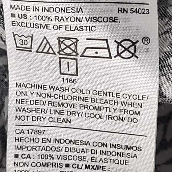 Old Navy Women's B&W Spaghetti Strap Side Zip Sunflower Dress Size Medium - Picture 11 of 11